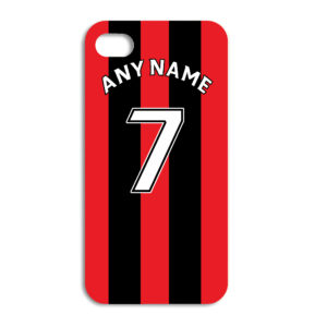 Bournemouth Football Team Personalised Phone Case