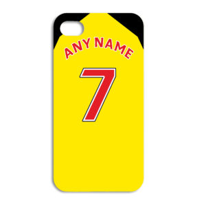 Watford Football Team Personalised Phone Case