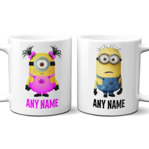 PERSONALISED MINION COFFEE MUGS