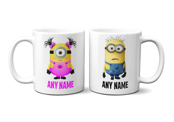 PERSONALISED MINION COFFEE MUGS