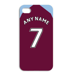 Aston Villa Football Team Personalised Phone Case