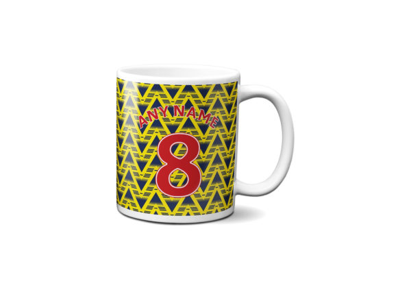 Arsenal Retro Bruised Banana Football Team Personalised Mug