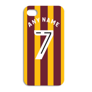 Bradford City Football Team Personalised Phone Case