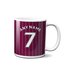 Aston Villa Football Team Personalised Mug