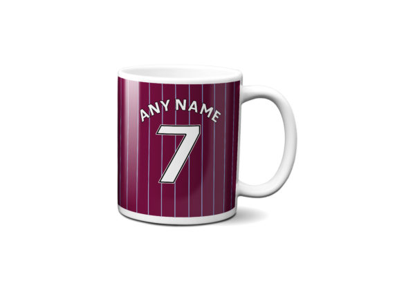 Aston Villa Football Team Personalised Mug