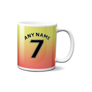 Man City Away Kit Football Team Personalised Mug