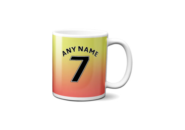 Man City Away Kit Football Team Personalised Mug