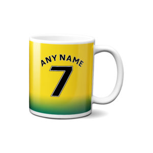 Norwich City Football Team Personalised Mug