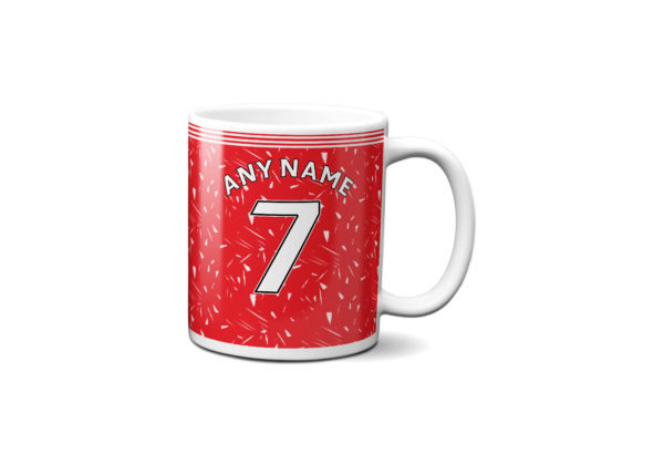 Liverpool Football Team Retro Kit Personalised Mug