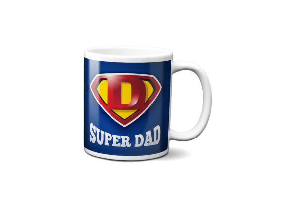 Superman Dad Logo Mug