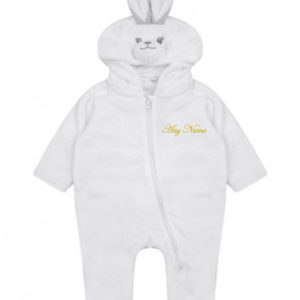 Personalised Embroidered Baby winter bodysuit