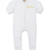 Personalised Embroidered white Baby Sleep suit