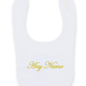 Personalized Embroidered Baby Bib