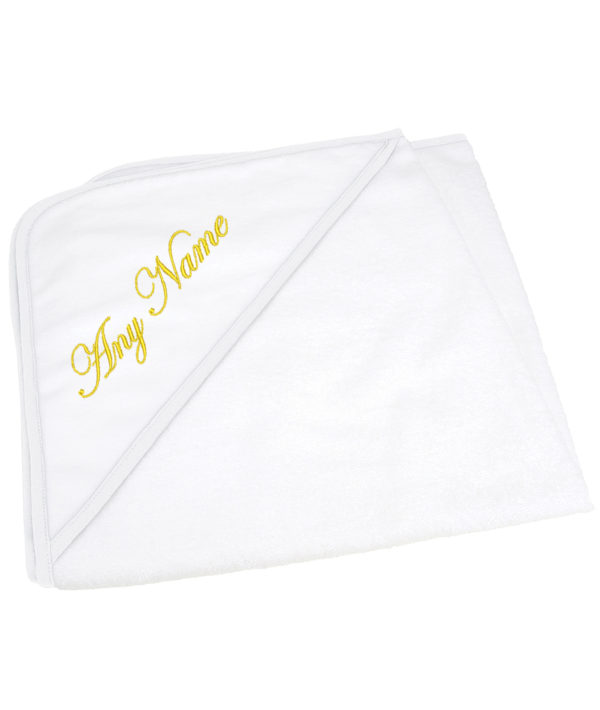 Personalized Embroidered Hooded Baby Towel