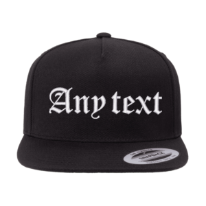 Personalised 2D Embroidered Snapback Cap
