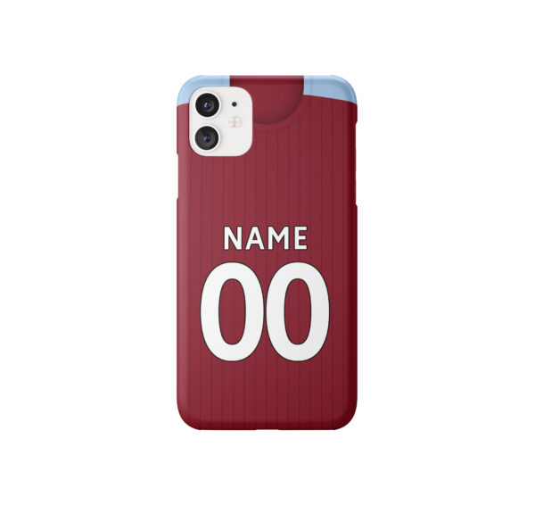 Aston Villa Football Team Home Kit Phone Case