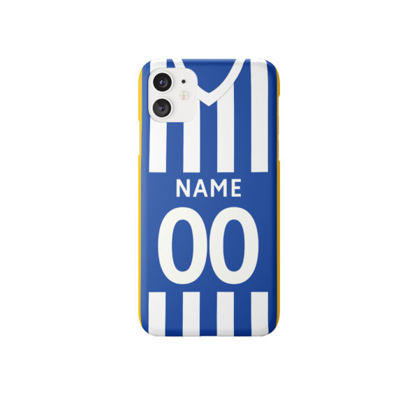 Brighton and Hove Albion Football Team Home Kit Iphone Case