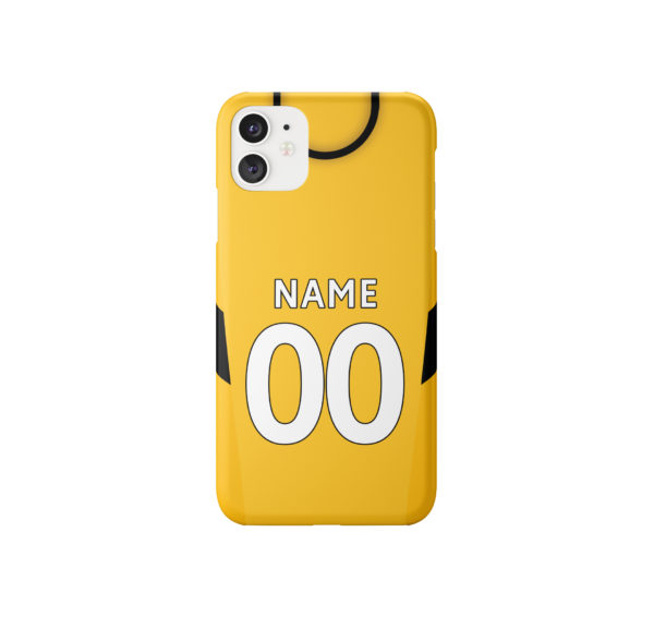 Wolverhampton Wanderers Football Team Home Kit 21-22 Personalised Phone Case