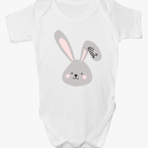 Personalised Bunny Rabbit Baby Bodysuit
