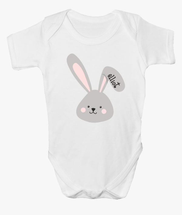 Personalised Bunny Rabbit Baby Bodysuit