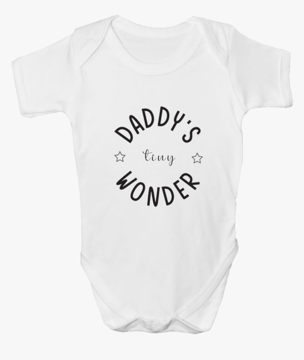 Personalised ‘Daddy’s Wonder’ Baby Bodysuit