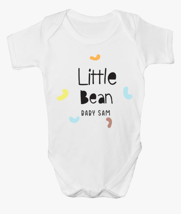 Personalised ‘Little Bean’ Baby Bodysuit