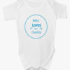 Personalised ‘Loves His Or Hers Daddy’ Baby Bodysuit