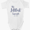 Personalised-White-the-littlest-Bodysuit