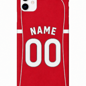 Liverpool FC 2025-26 Home Kit Personalised Phone Case