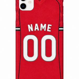Manchester United FC 2025-26 Home Kit Personalised Phone Case