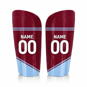 Aston Villa FC 2026-27 Home Kit Personalised Shinpads