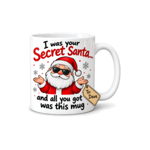 Personalised Funny Secret Santa Mug
