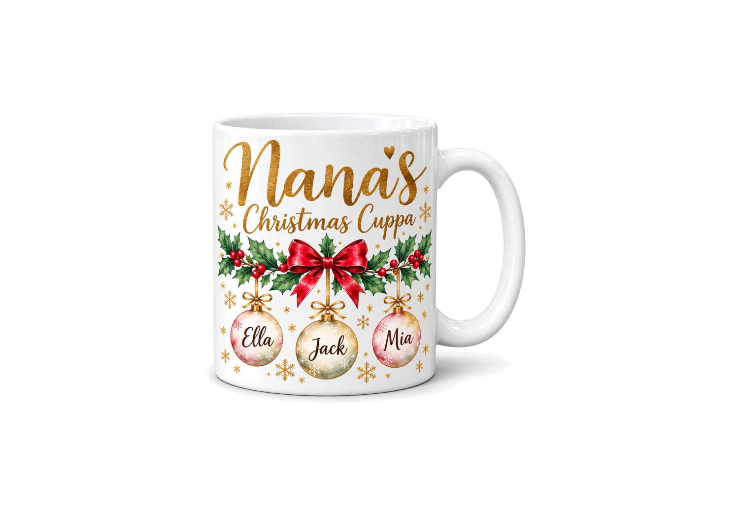 Personalised Nana's Christmas Cuppa Mug