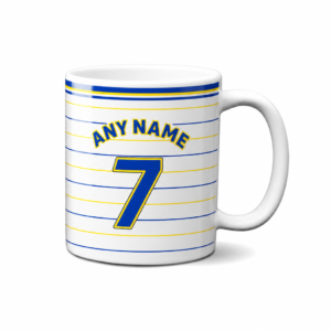 Leeds United FC 2026-27 Home Kit Personalised Mug