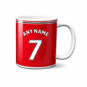 Manchester United FC 2026-27 Home Kit Personalised Mug