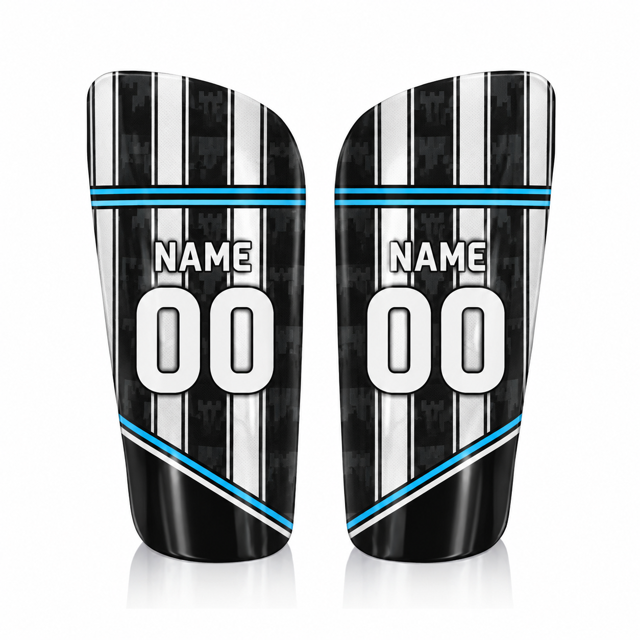 Newcastle United FC 2026-27 Home Kit Personalised Shinpads