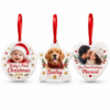 Personalised Ceramic Christmas Ornament – Photo & Name